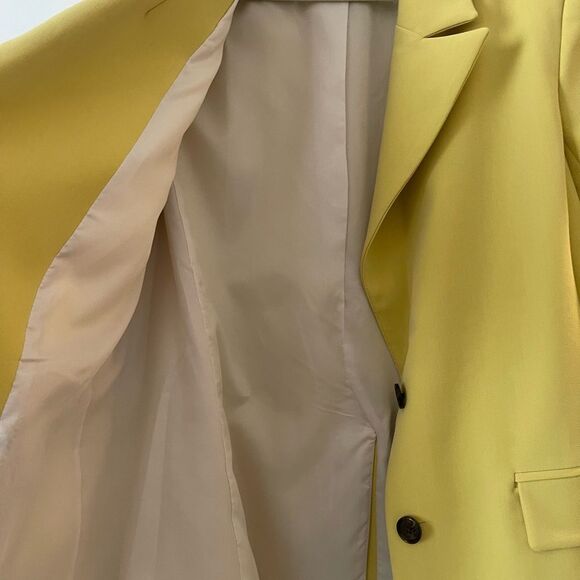 Banana Republic Women's Bright Mustard Blazer - Picture 4 of 5